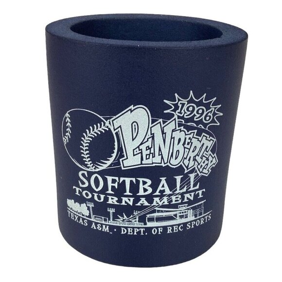 Penberthy Softball Tournament 1996 Foam Drink Holder Can Cooler Texas A&M Rec - Picture 1 of 5